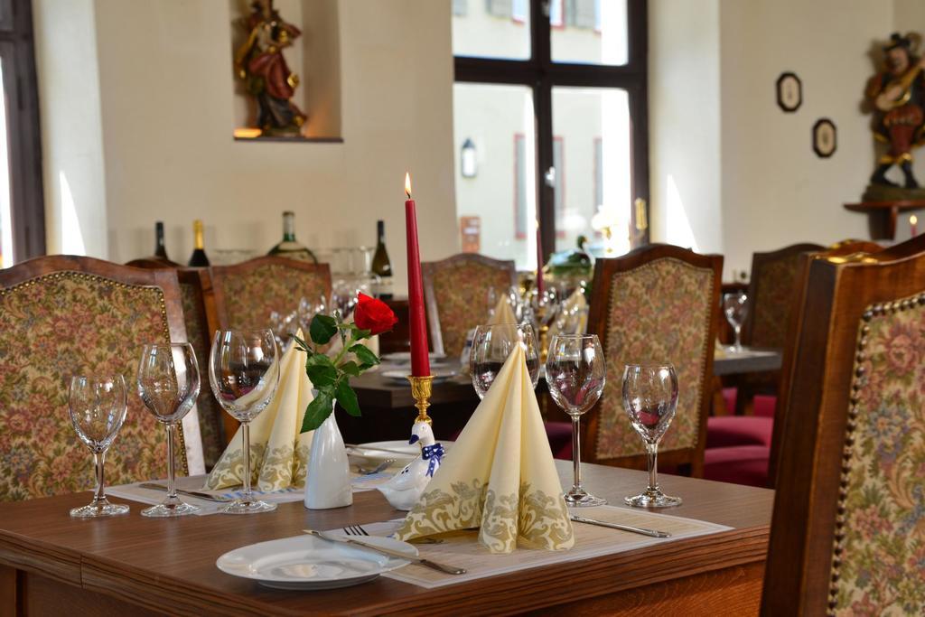 Romantica Hotel Blauer Hecht Dinkelsbühl Zewnętrze zdjęcie